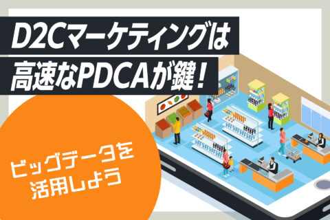 D2Cマーケティングは高速なPDCAが鍵！ビッグデータを活用しよう