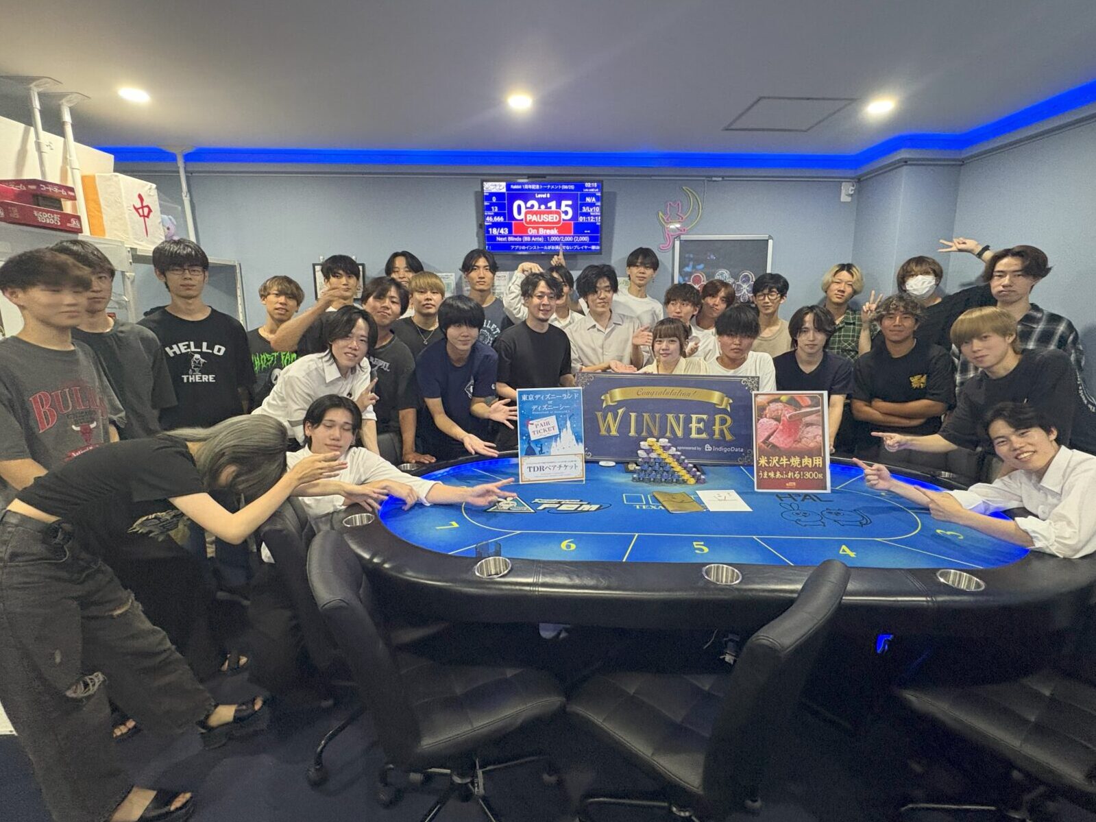 千葉工大ポーカー大会集合写真